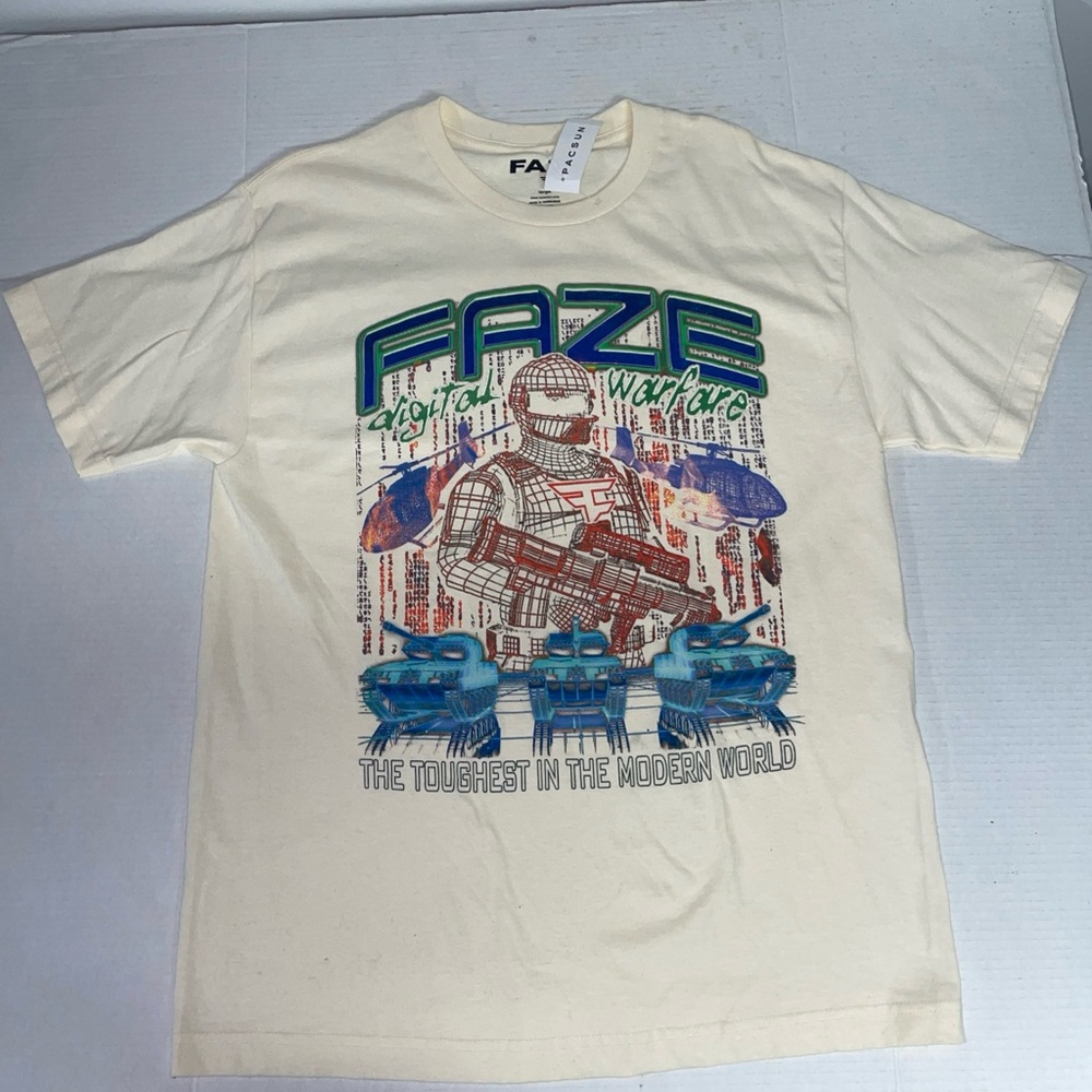 Faze Clan Digital Warfare T Shirt L NWT